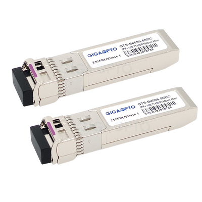 ricetrasmettitori compatibili 1490nm TX/1550nm SFP-10G-BX80U di 10Gbps Cisco