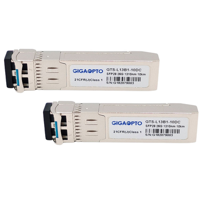 ricetrasmettitore della fibra di 1310nm SFP28 HP, modulo di 10km SMF per SFP28-25GLR-31