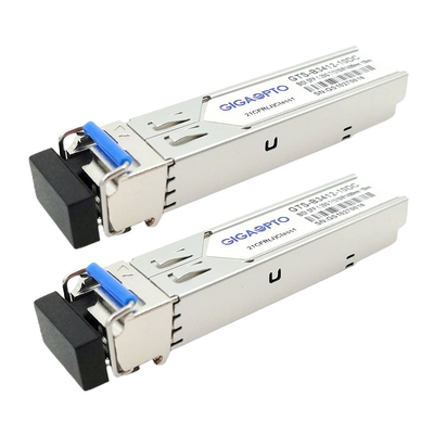 Ethernet compatibile TX1310nm RX1490nm 10km SMF di Cisco GLC-BX-U SFP BiDi 1.25G