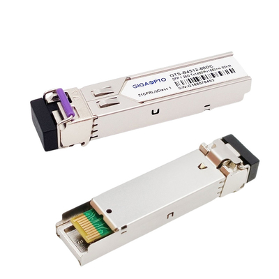 Ricetrasmettitore 80km LC SMF DOM For GLC-BX80-UA di gigabit di 1000BASE-BX Cisco