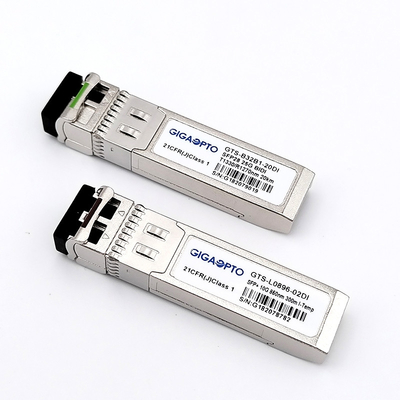 Trasmettitore ottico SFP+ a 10 Gbps con connettore SFP+ a distanza di 10 km