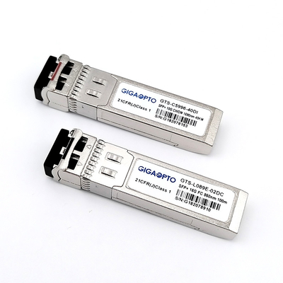 SFP a canale in fibra di LC con 100000 ore MTBF e 25 g di peso