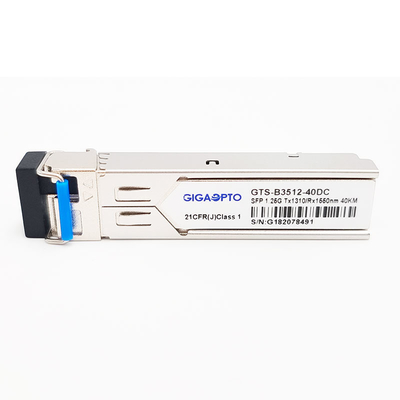 Modulo ricetrasmettitore DOM SMF LC SFP TX1310nm/RX1550nm 1000BASE-BX 1,25G BIDI