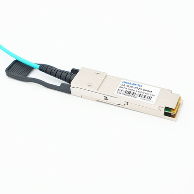 Cavo ottico attivo 100G QSFP28 di sblocco di parallelo al fan fuori AOC di 4x25G SFP28