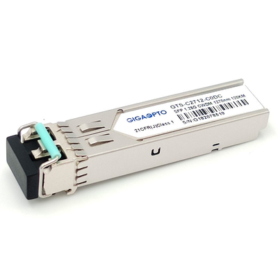 DOM duplex del modulo 1.25G 1000BASE CWDM 1270 1610nm 120km LC SMF del ricetrasmettitore di SFP