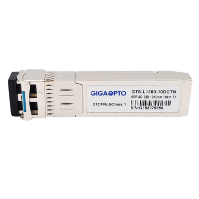 singoli moduli di trasmettitore di 6G SDI SMPTE SFP 1310nm 10km SMF LC MSA