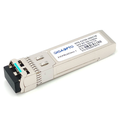 singolo modulo di trasmettitore di 6G SDI SMPTE CWDM SFP 1270nm-1450nm 20km SMF LC NON MSA