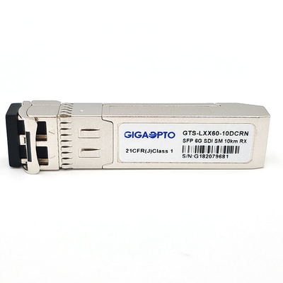 moduli di ricevitore di PIN 10km SMF LC di 6G SDI SMPTE SFP singoli Non MSA