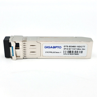 moduli di trasmettitori doppi di 6G SDI SMPTE SFP TX1310nm TX1490nm 10km SMF BIDI LC NON MSA