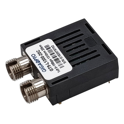 st dello Sc ottica FC del duplex di TTL LVTTL del modulo del ricetrasmettitore del ricetrasmettitore 1310nm SMF 20km di 0~1Mbps 1x9