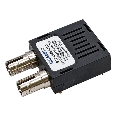 ricetrasmettitore duplex ottico LVPECL PECL della st 850nm dello Sc FC del ricetrasmettitore 2km MMF di 155Mbps 1x9