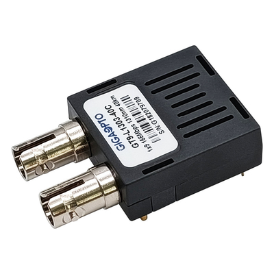 Modulo ottico del ricetrasmettitore della st dello Sc FC del duplex del ricetrasmettitore 155Mbps 40km 1310nm SMF di LVPECL PECL 1x9