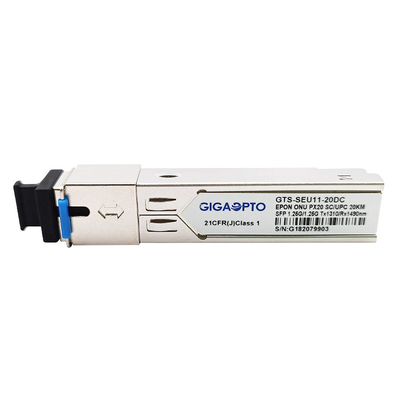 Sc SFP UPC del modulo PX20 TX1310nm/RX1490nm 20km di 1.25G ONU EPON SFP