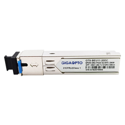 ricetrasmettitore del modulo 20km PX20 TX1310nm RX1490nm SFP LC di 1.25Gbps EPON ONU SFP