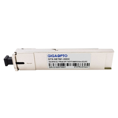 Modulo asimmetrico 1.25G MP 20km 1310nm PRX30 XFP T1577nm 10.3G T1490nm 1.25G di OLT EPON XFP