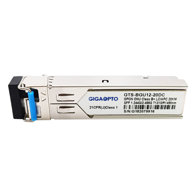 Modulo SMF Tx1310nm Rx1490nm LC APC del ricetrasmettitore della classe B+ GPON SFP di ONU