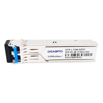 OC-48/STM-16 SR-1 l'altro ricetrasmettitore ottico ottico del modulo 2.5Gbps SFP 1310nm 2km DOM Duplex LC SMF del ricetrasmettitore