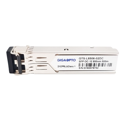 modulo MMF DOM Duplex LC del ricetrasmettitore di 622Mbps SFP OC-12/STM-4 SR-0 850nm 500m