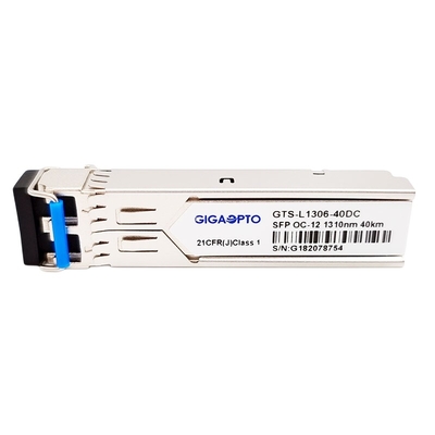DOM di LC SMF del modulo del ricetrasmettitore di 622Mbps OC-12/STM-4 LR-1 SFP 1310nm 40km SDH/SONET