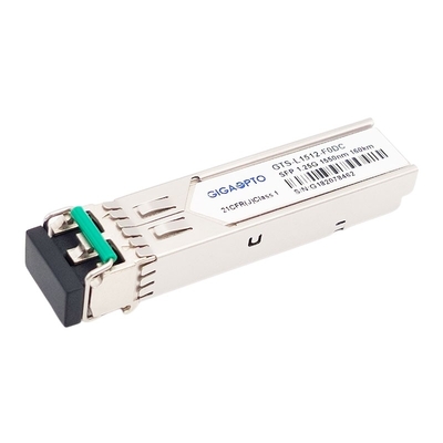 DOM di LC ottici del duplex del modulo 1550nm 160km 1000BASE ZX SMF del ricetrasmettitore di 1.25G SFP