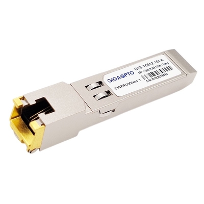industriale ottico del rame RJ-45 100m del modulo 1000BASE T del ricetrasmettitore di SFP di singolo modo 1000Mbps