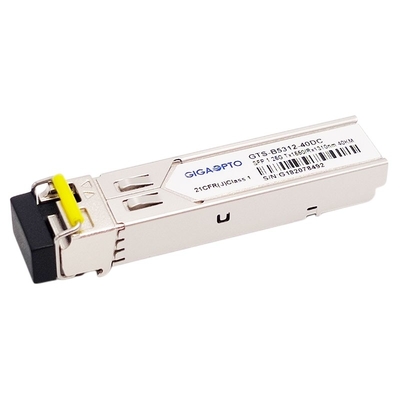 Modulo dei DOM del ricetrasmettitore TX1550nm SFP 1.25G 1310nm 40km LC SMF di 1000BASE BX 1.25G BiDi SFP