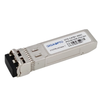 DOM 25GBASE ERL CWDM SFP28 1470nm 1570nm 30km del modulo della fibra del ricetrasmettitore di singolo modo di LC SMF