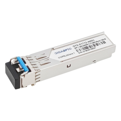 DOM ottici SMF LC del C17 C61 100GHz del ricetrasmettitore 100km di 1.25Gbps 1000BASE DWDM SFP