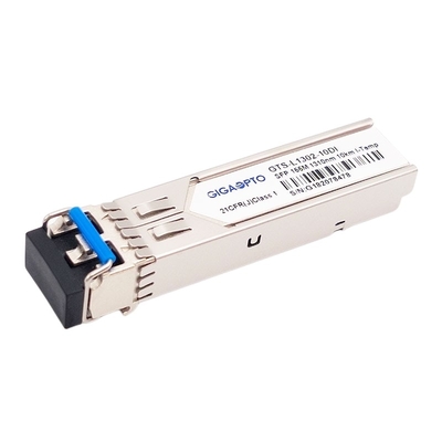 DOM di LC industriali del duplex del ricetrasmettitore ottico SMF di 155Mbps 1310nm 10km 100BASE LX SFP