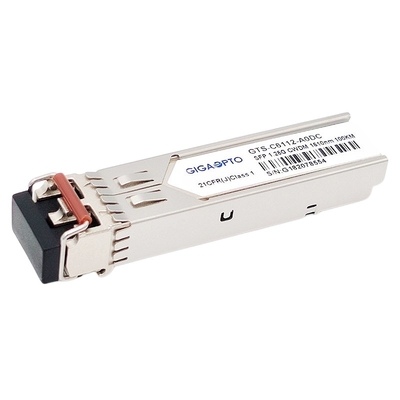 modulo SMF DOM Duplex LC del ricetrasmettitore di 1.25G 1270 ~1610nm 100km 1000BASE CWDM SFP