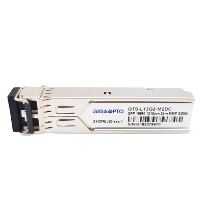 Porti del ricetrasmettitore 1310nm MMF 2km LC DOM Module For Gigabit Ethernet SFP di 100BASE FX SGMII SFP