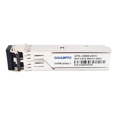 modulo DOM Duplex LC del ricetrasmettitore del modulo di Manica della fibra di 2G SFP 850nm MMF 300m