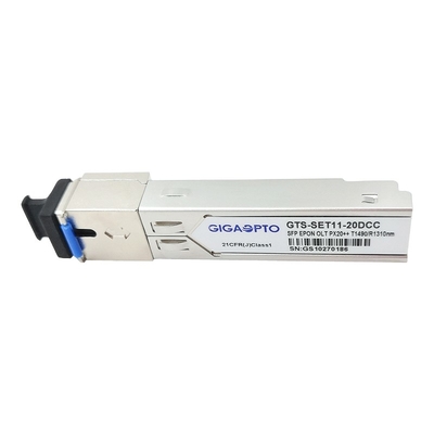 Modulo EPON OLT PX20++ 1.25G PX30 TX1490nm RX1310nm 20km del ricetrasmettitore dello Sc SFP di DDM