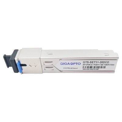 Modulo del ricetrasmettitore di OLT SFP EPON Px20+++ PX40 7dBm SFP 1.25G TX1490nm/RX1310nm 20km