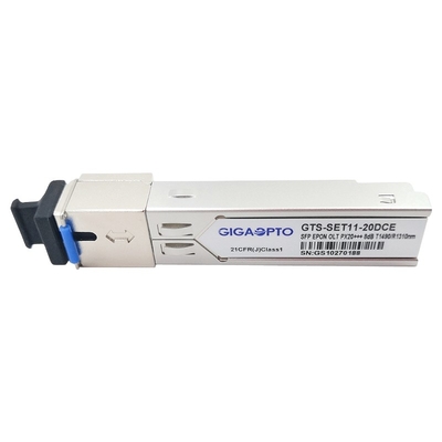 modulo del ricetrasmettitore del modulo PX20+++ OLT 1.25G PX40 TX1490nm RX1310nm 20km di 9dBm EPON SFP