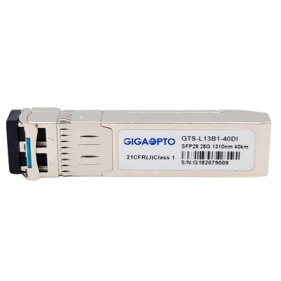 Modulo ottico EML APD SMF LC DOM Industrial del ricetrasmettitore di SFP28 25GBASE ER 1310n 40km SFP