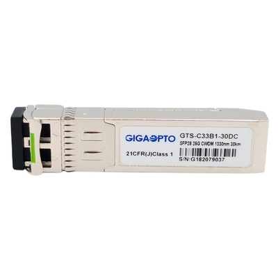 DOM ottici del ricetrasmettitore 1270nm~1370nm 30km LC SMF di 25GBASE-ER Lite CWDM SFP28