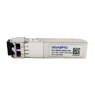 2 DOM del ricetrasmettitore TX1490nm RX1310nm LC 20km della fibra della fibra 100BASE BIDI CSFP