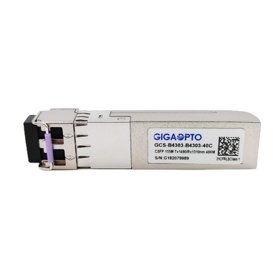 DOM di LC 40km del ricetrasmettitore di SFP BIDI del compatto di 2x 155Mbps 1310nm 1490nm