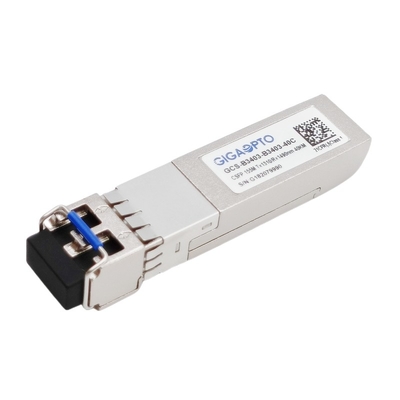 DOM del ricetrasmettitore TX1310nm RX1490nm LC 40km di SFP BIDI del compatto dei canali doppi 155Mbps
