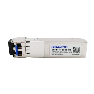 DOM del ricetrasmettitore TX1310nm RX1490nm LC 40km di SFP BIDI del compatto dei canali doppi 155Mbps