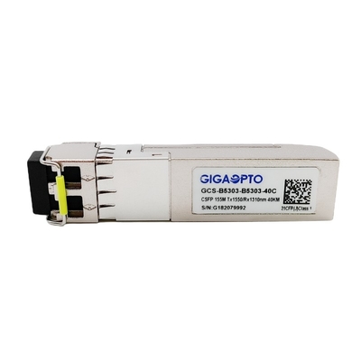 100BASE BX CSFP si raddoppiano DOM di LC del ricetrasmettitore di BIDI 40km TX1550nm RX1310nm MP