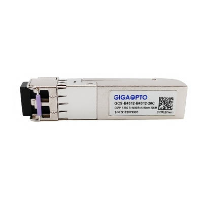 1000Base 2 incanala il modulo TX1490nm/RX1310nm 20km del ricetrasmettitore di SFP del compatto di BIDI CSFP