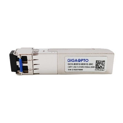 Modulo doppio LX 1310nm TX 1550 nanometro RX SMF 20km del ricetrasmettitore di 1G BIDI CSFP