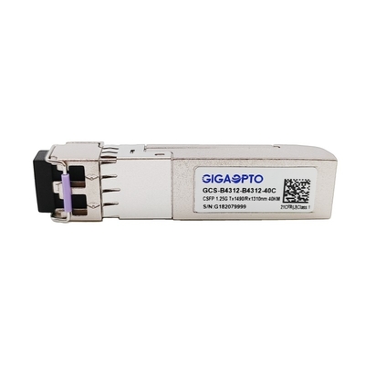 modulo a doppio canale TX1490nm RX1310nm SMF 40km del ricetrasmettitore di 1.244G BIDI CSFP