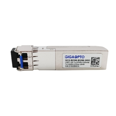 10G il compatto SFP+ si raddoppia DOM del ricetrasmettitore 20km LC di BIDI