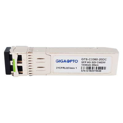 6Gbps CWDM 1270nm - video modulo del ricetrasmettitore 1450nm per SD/HD/3G/6G/SDI