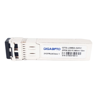 DOM a onde corte del modulo 100m LC del ricetrasmettitore dell'interruttore 32GFC 850nm SFP28 di Manica della fibra 32G