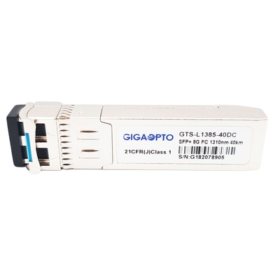 Modulo 1310nm di ER 40km del ricetrasmettitore di Manica FC SFP+ della fibra dei DOM 8G