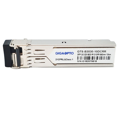 Modulo patologico doppio bidirezionale non MSA dei modelli dei ricevitori 1310nm/1550nm 10km di 3G-SDI SFP video